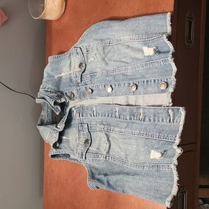 Silver Jean CO. Jean Vest
